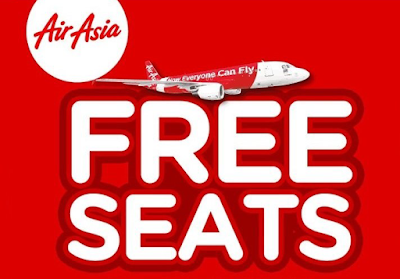 AirAsia Free Seats 2018 / 2019 Zero Fares Flight Ticket Discount Offer Promotion Deals
