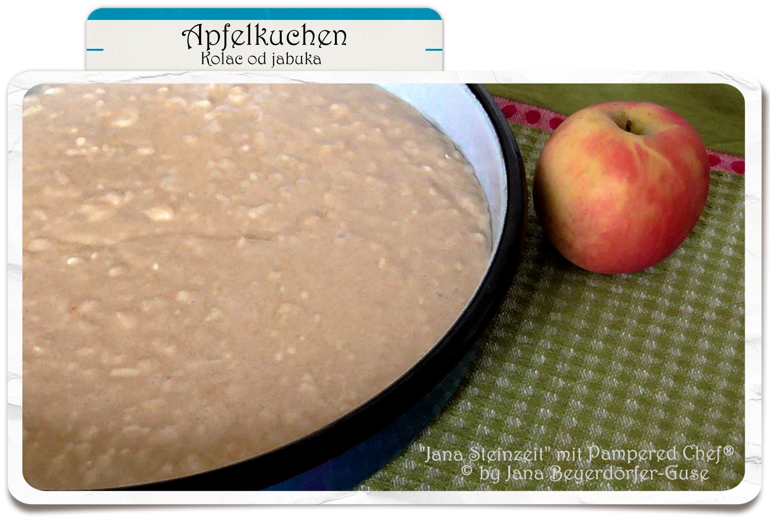 Janas Steinzeit: (Video) Apfelkuchen * Kuchen mit geriebenen Äpfeln ...