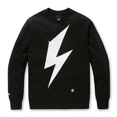 Supercomma b's Star Lighting Print Sweatshirt 