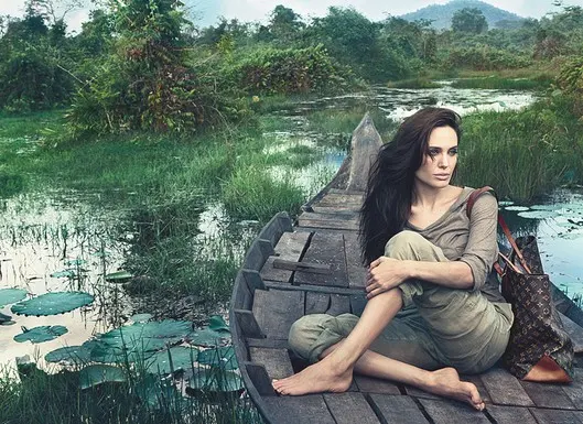 Louis Vuitton Ad Campaign Preview featuring Angelina Jolie