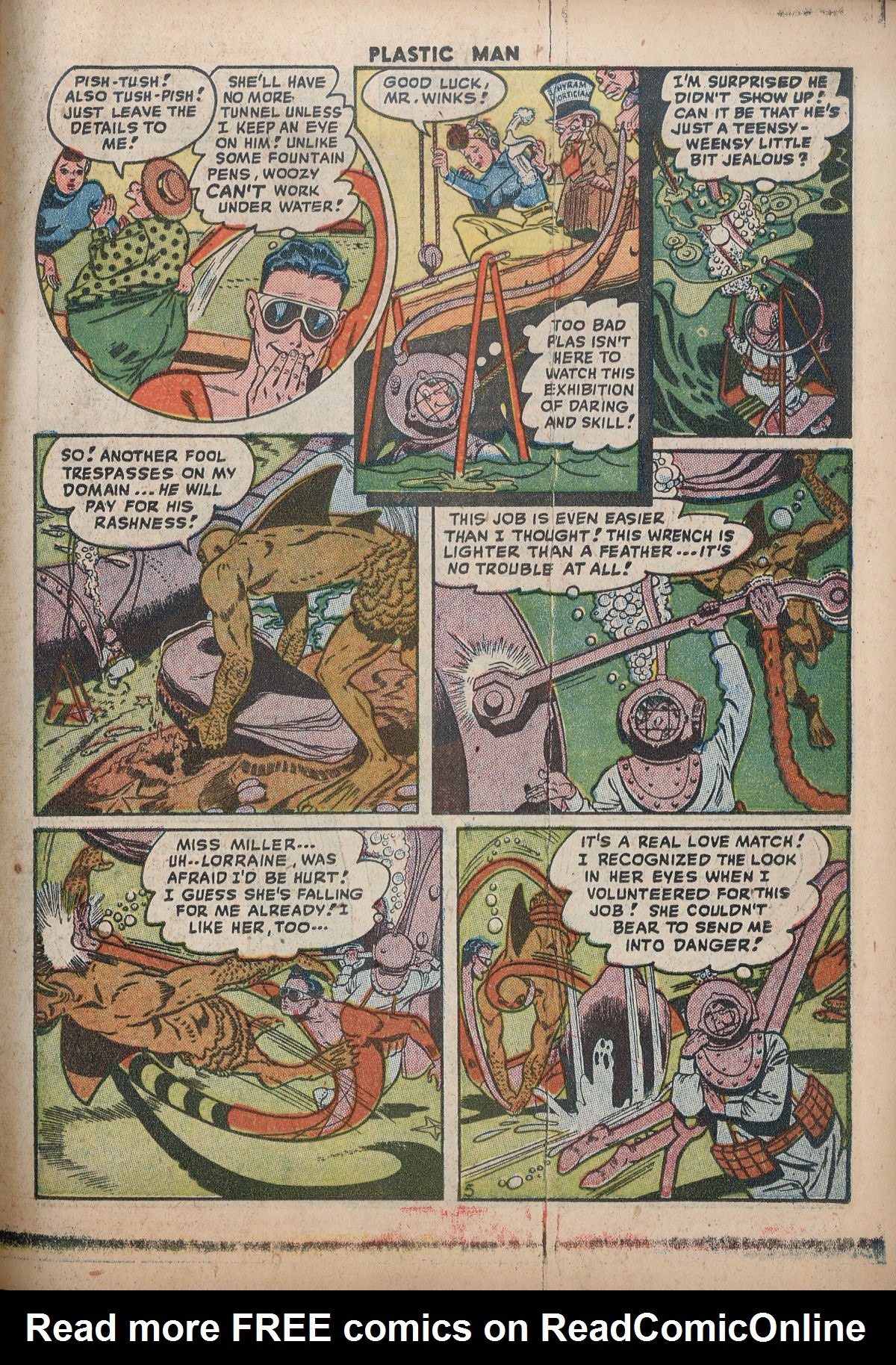 Read online Plastic Man (1943) comic -  Issue #12 - 19