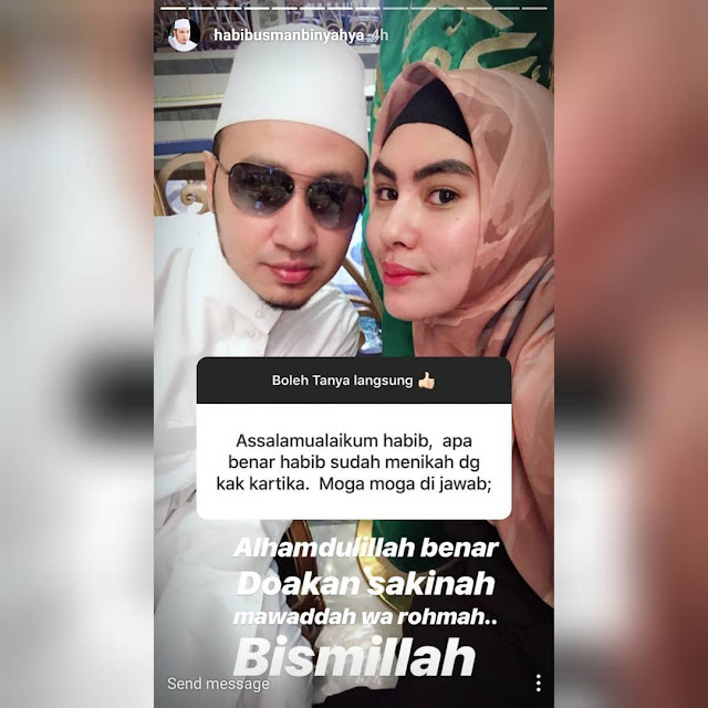 Mengenal Sosok Habib Usman bin Yahya, Suami Artis Cantik Kartika Putri Mengenal Sosok Habib Usman bin Yahya, Suami Artis Cantik Kartika Putri