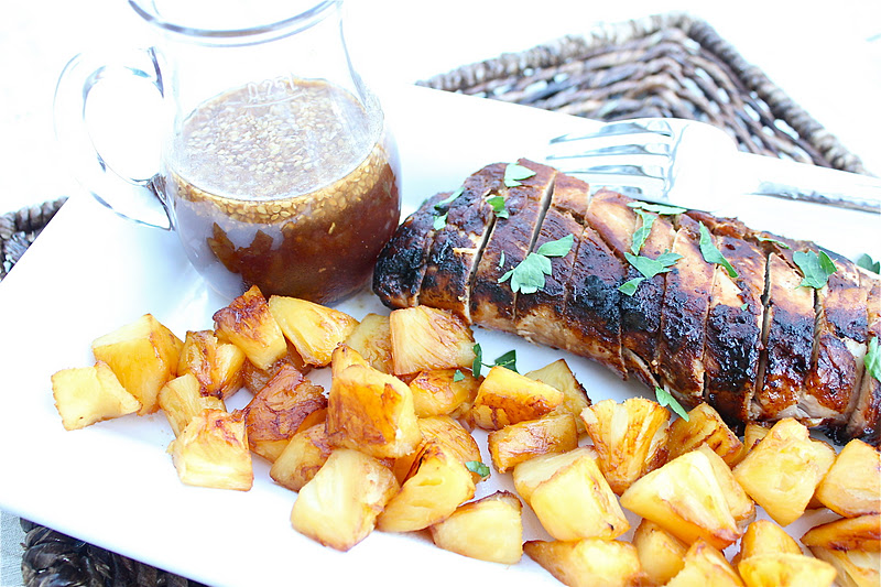 ValSoCal Glazed Pork Tenderloin With Pineapple