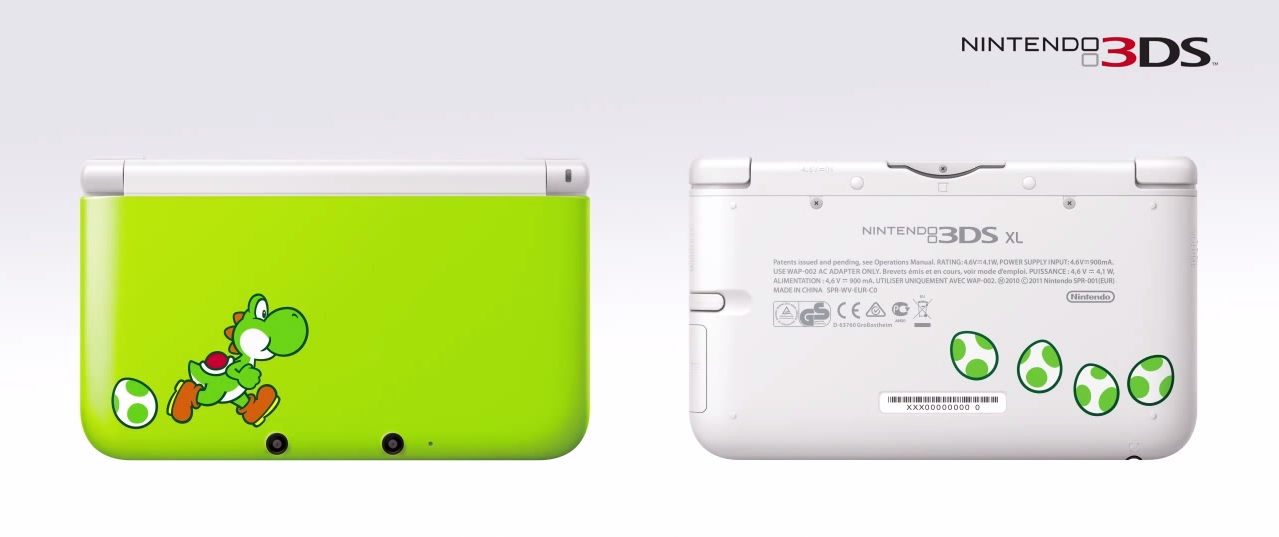 3DS XL Yoshi Special Edition chega à Europa em edição limitada no dia