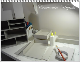 Con otro aire: SEGUNDA CAJONERA EN CARTONAJE DE ESTILO SHABBY CHIC