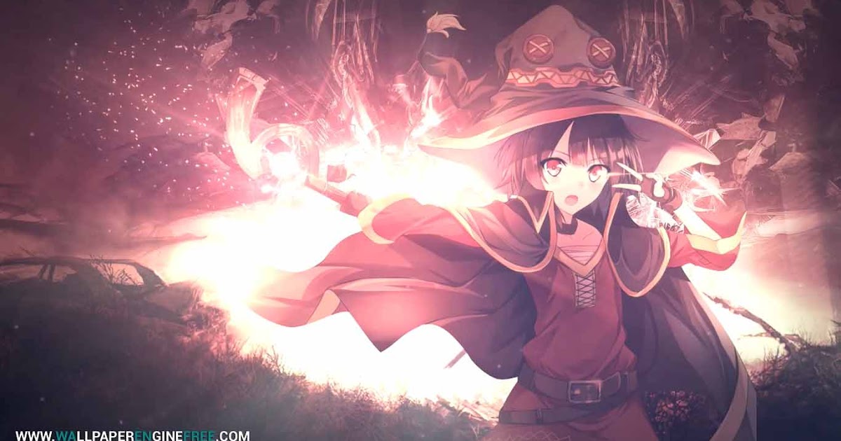 Megumin Anime ( 12p 12fps ) Wallpaper Engine