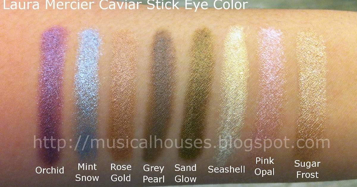 Laura Mercier Caviar Stick Eye Color Eyeshadow Pencil Swatches - of Faces  and Fingers