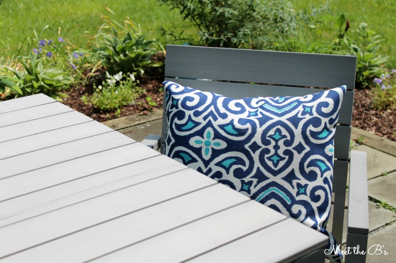 Outdoor Makeover Challenge DIY Outdoor Pillows The Inspired Hive