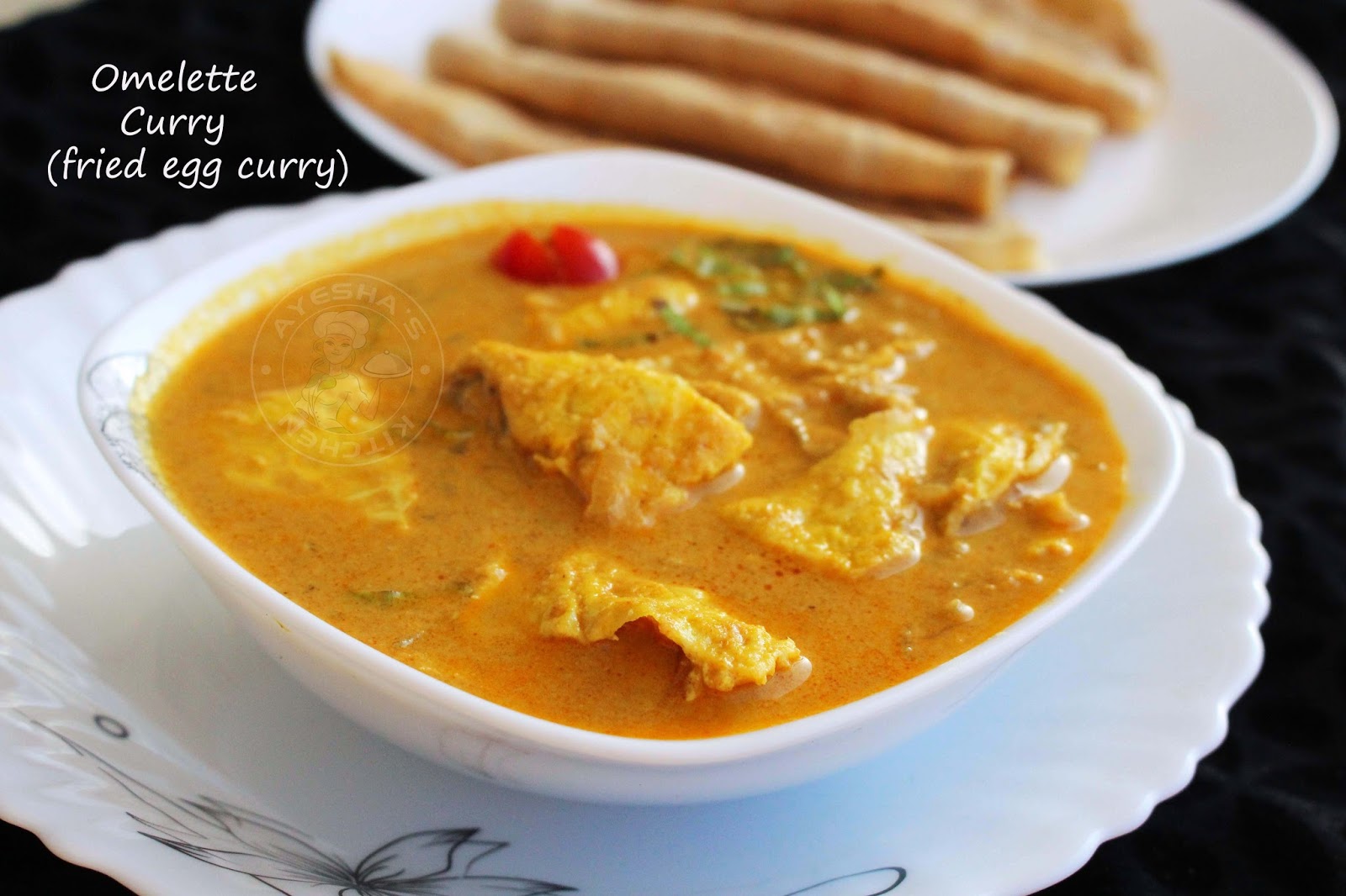 SPICY OMELETTE CURRY BREAKFAST OMELETTE CURRY RECIPE