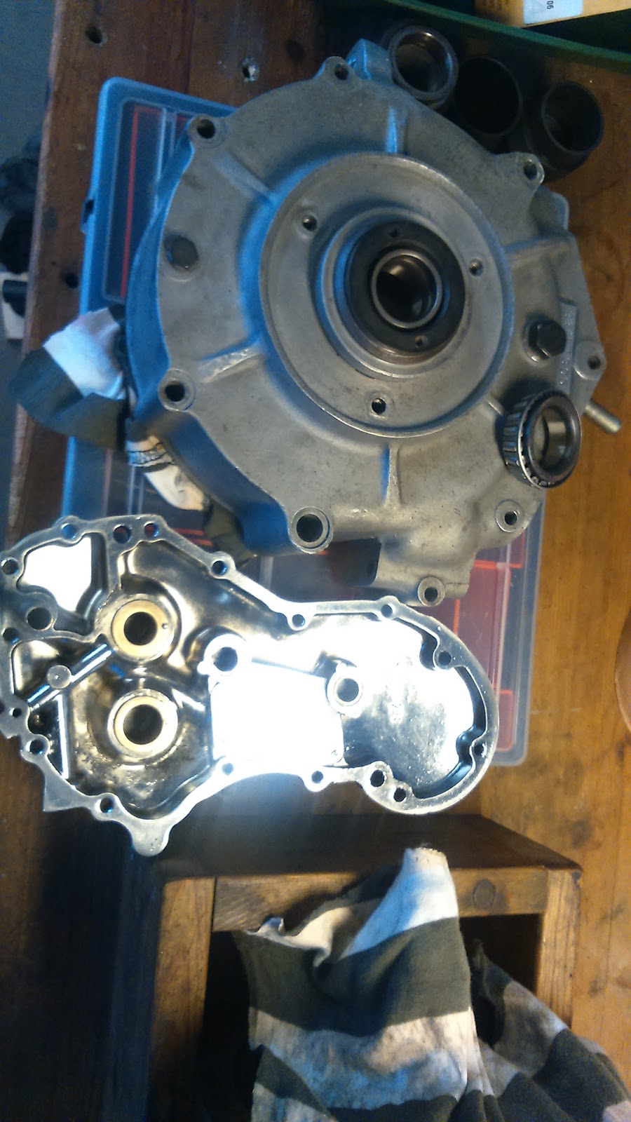 WORKING CLASS MOTORCYCLES. Monster Knucklehead under construction