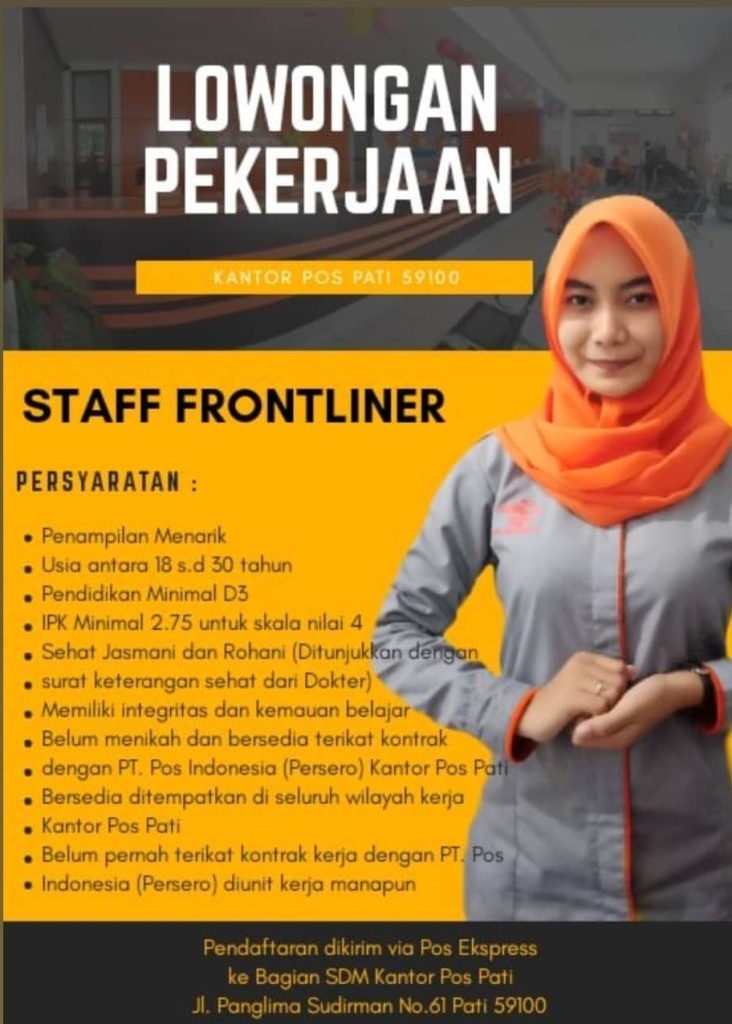 Lowongan Kerja Kantor Pos - Homecare24