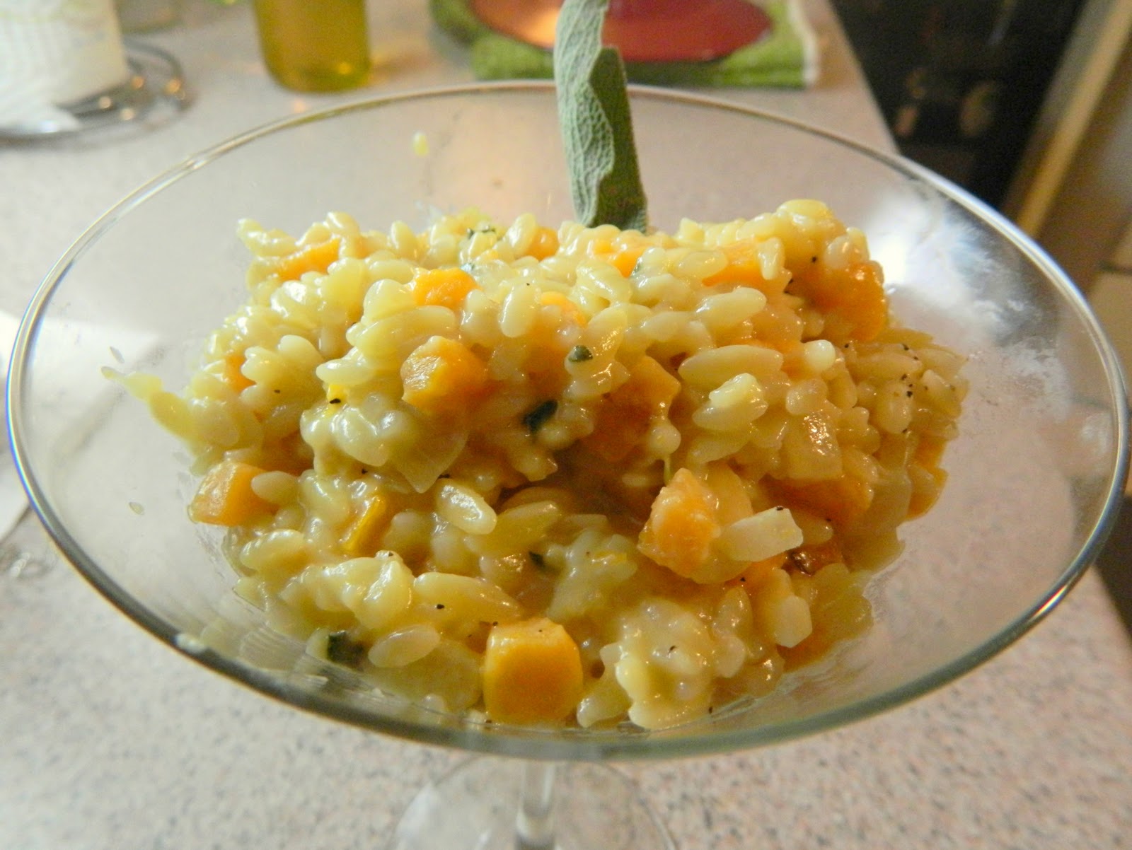 My Purple Kitchen Sweet Potato and Sage Orzotto