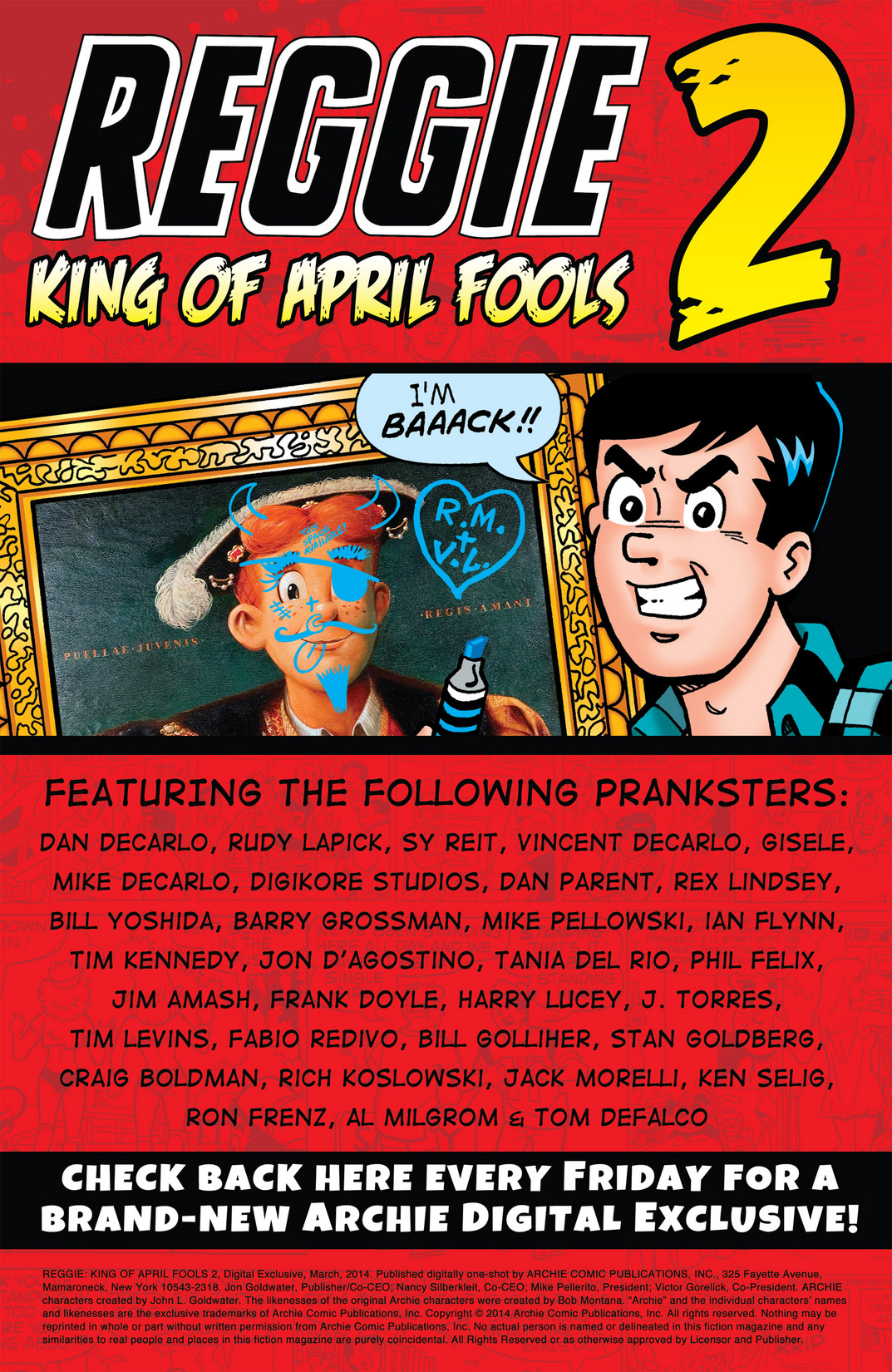 Read online Reggie: King of April Fools 2 comic -  Issue # TPB - 2