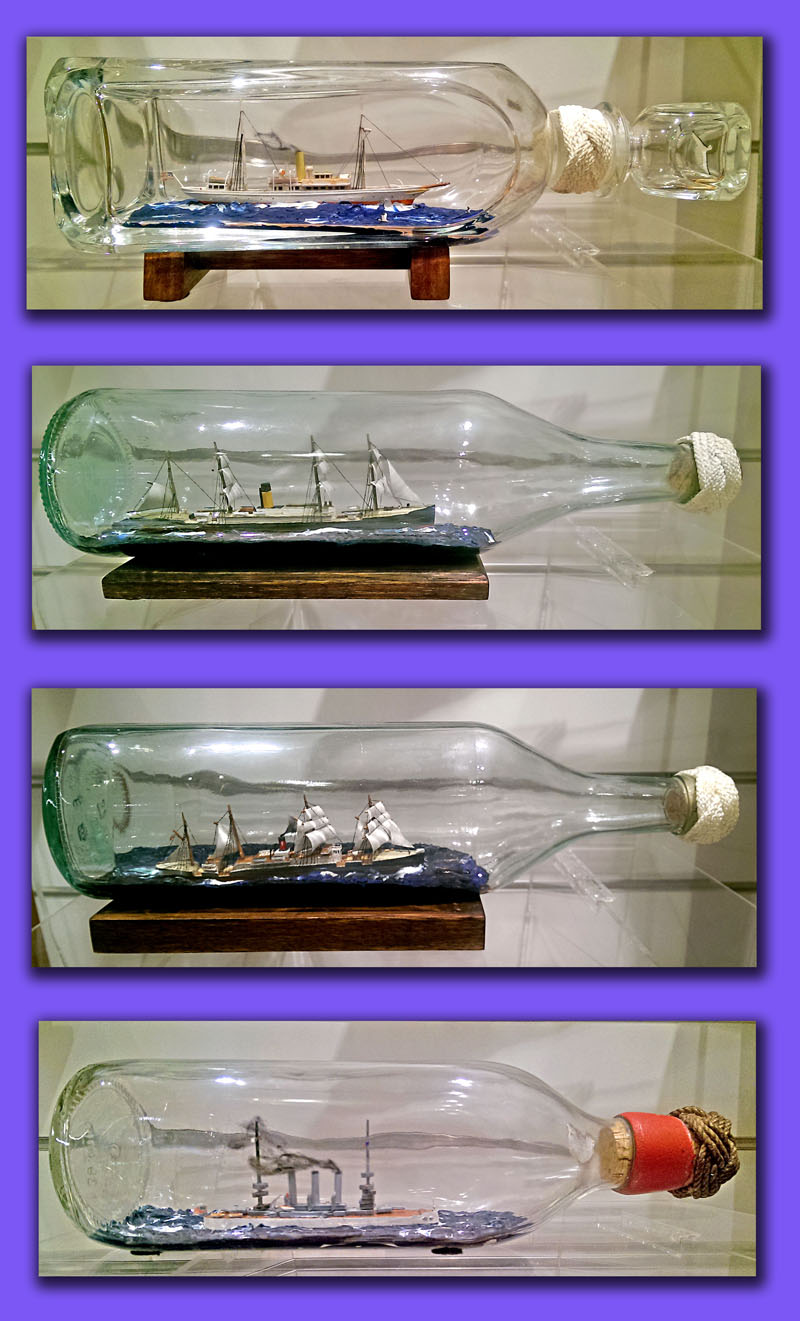 Maritime Model Museum SHIPS IN BOTTLES