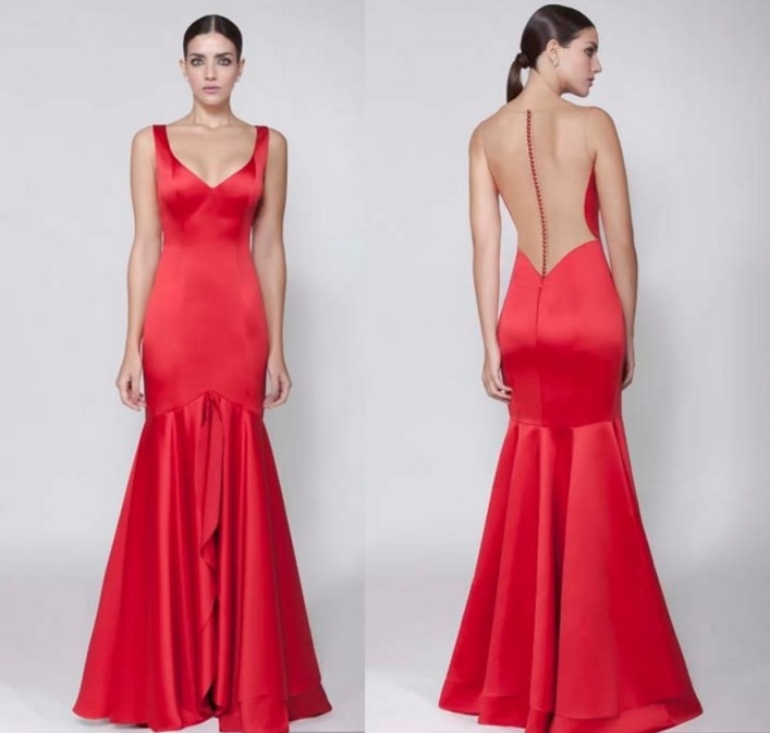 vestido longo vermelho para madrinha de casamento