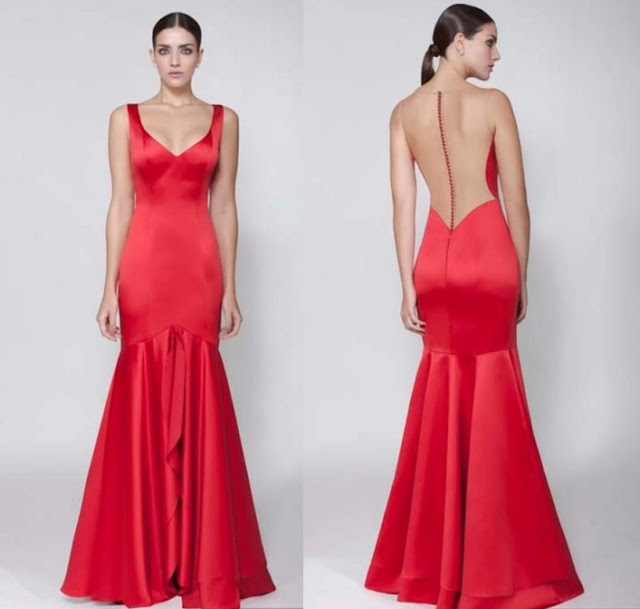 vestido vermelho de formatura  ou madrinha de casamento 