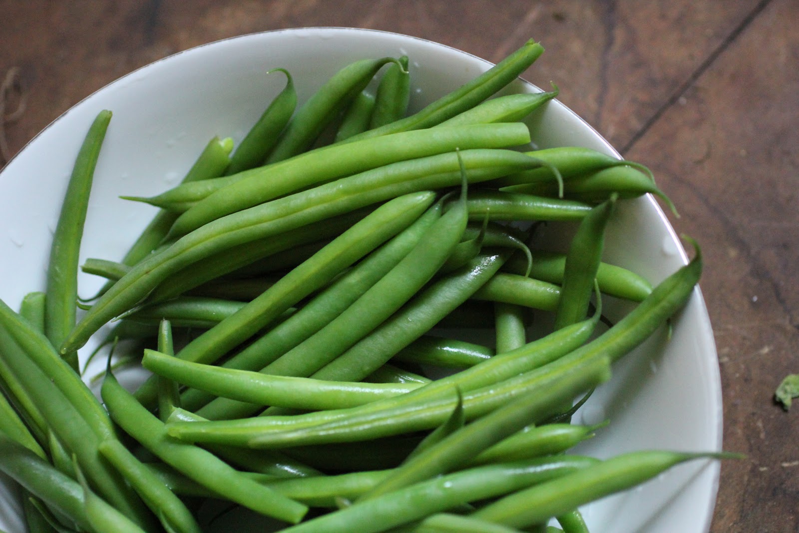 Blanch String Beans White Gold