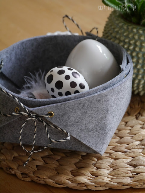 Kreacaro: DIY - Filzkorb
