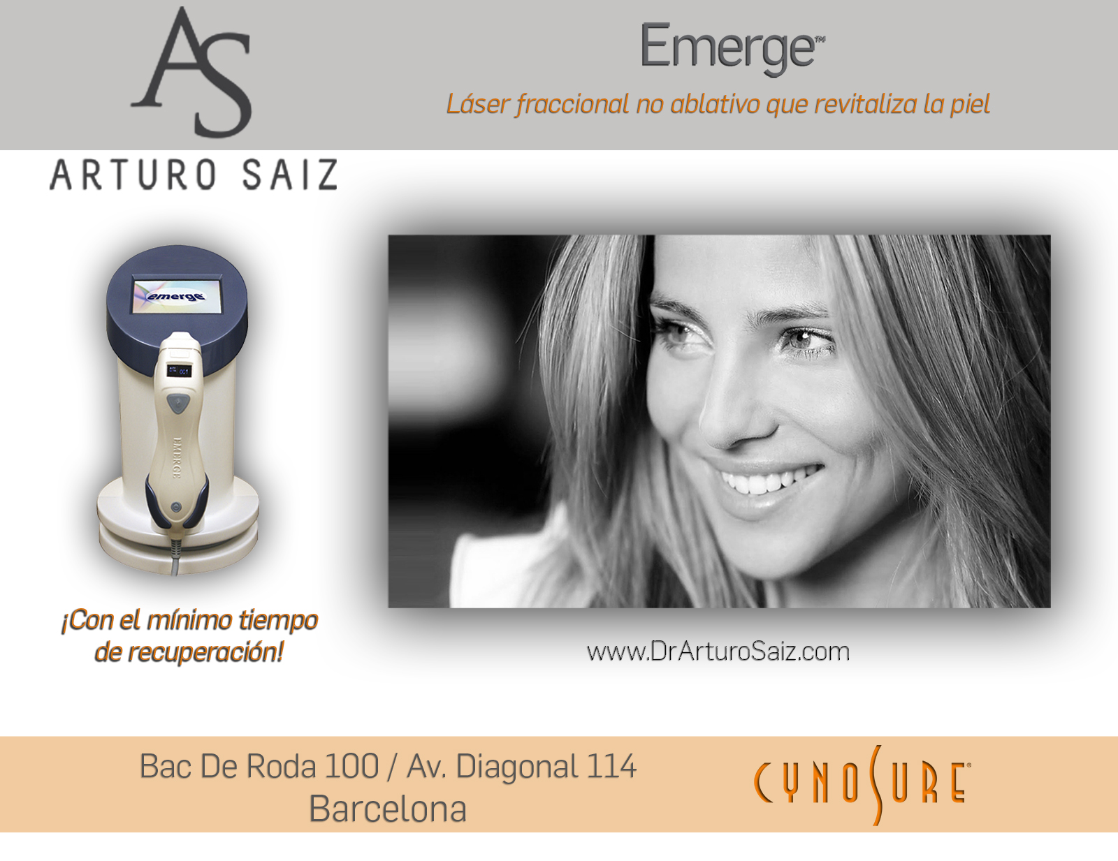 Cynosure Spain El láser Emerge de Cynosure llega a la Clínica Dr