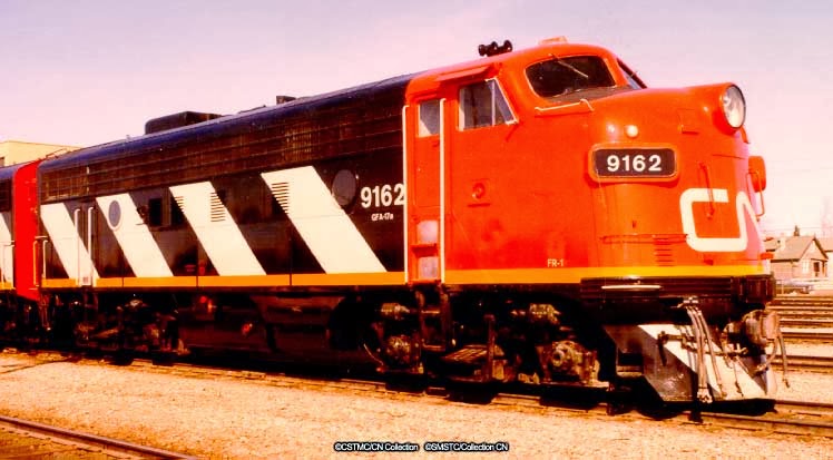 K4 Z Decals Canadian National Diesel Locomotive White First Noodle Scheme 