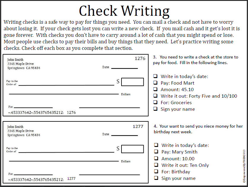 Online Check Writing Service