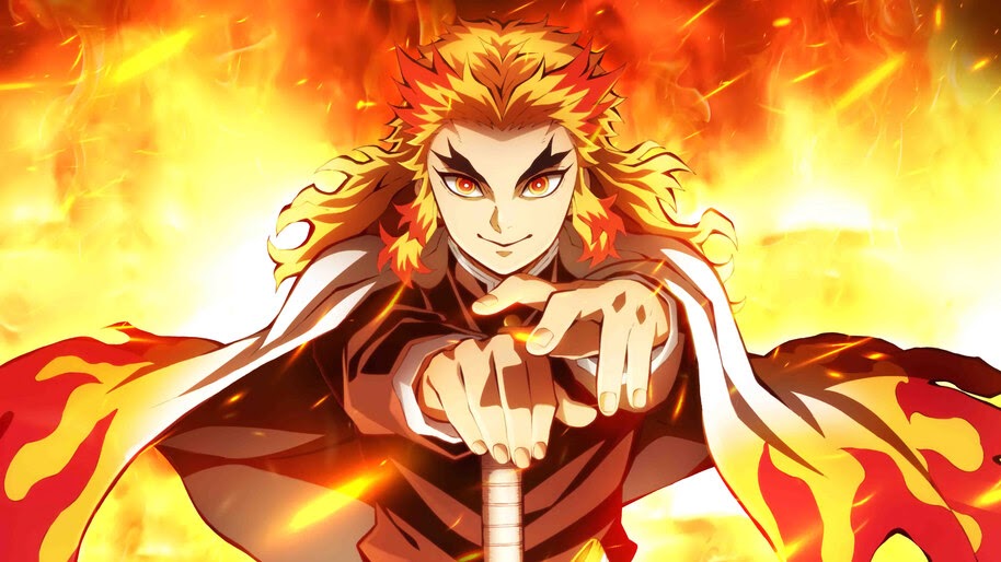 Kyojuro Rengoku, Kimetsu no Yaiba, 4K, #3.1462