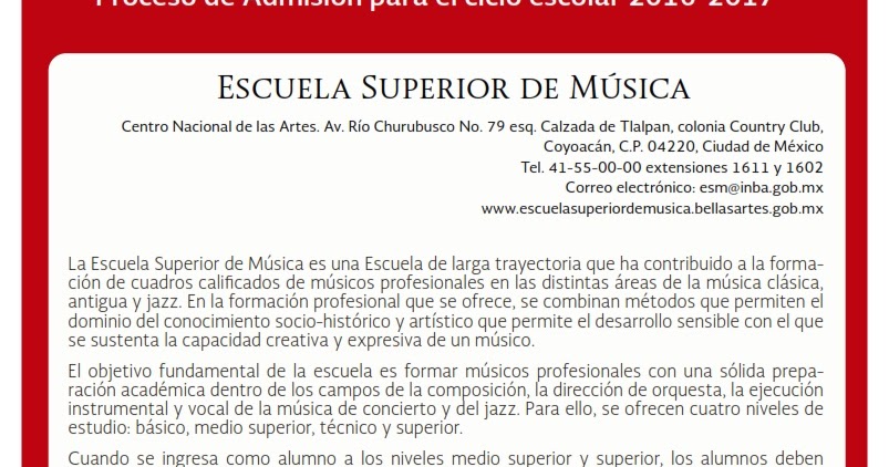 Curso superior de musica