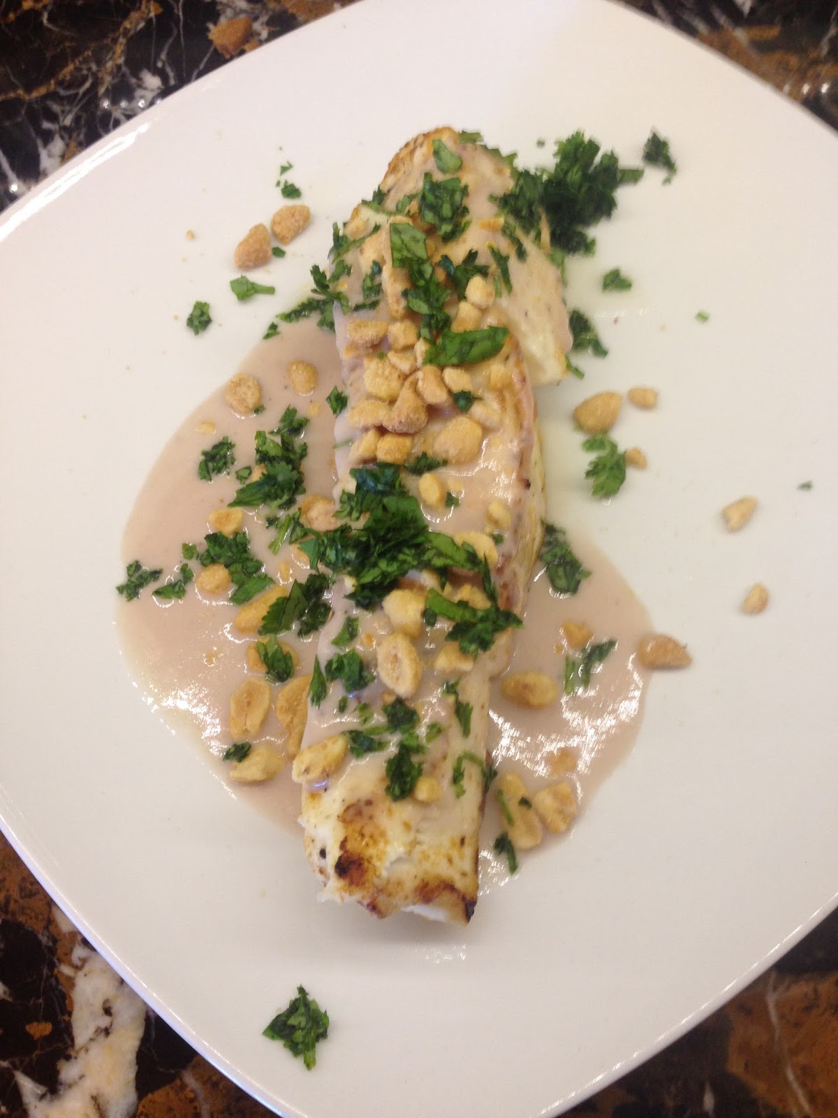 Bon Vivant Cooks Seafood with CoconutLime Sauce