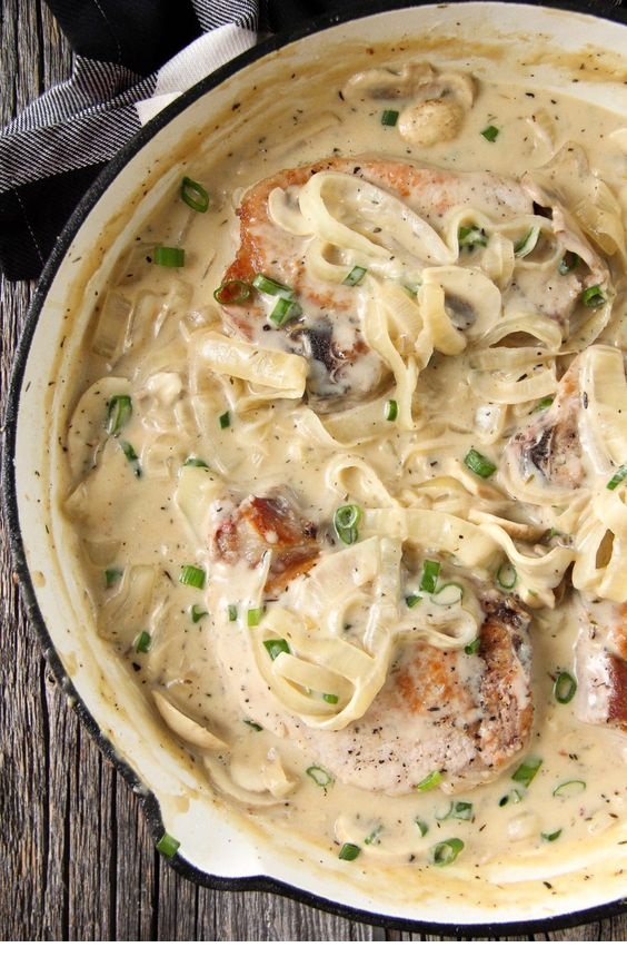 Creamy Smothered Pork Chops