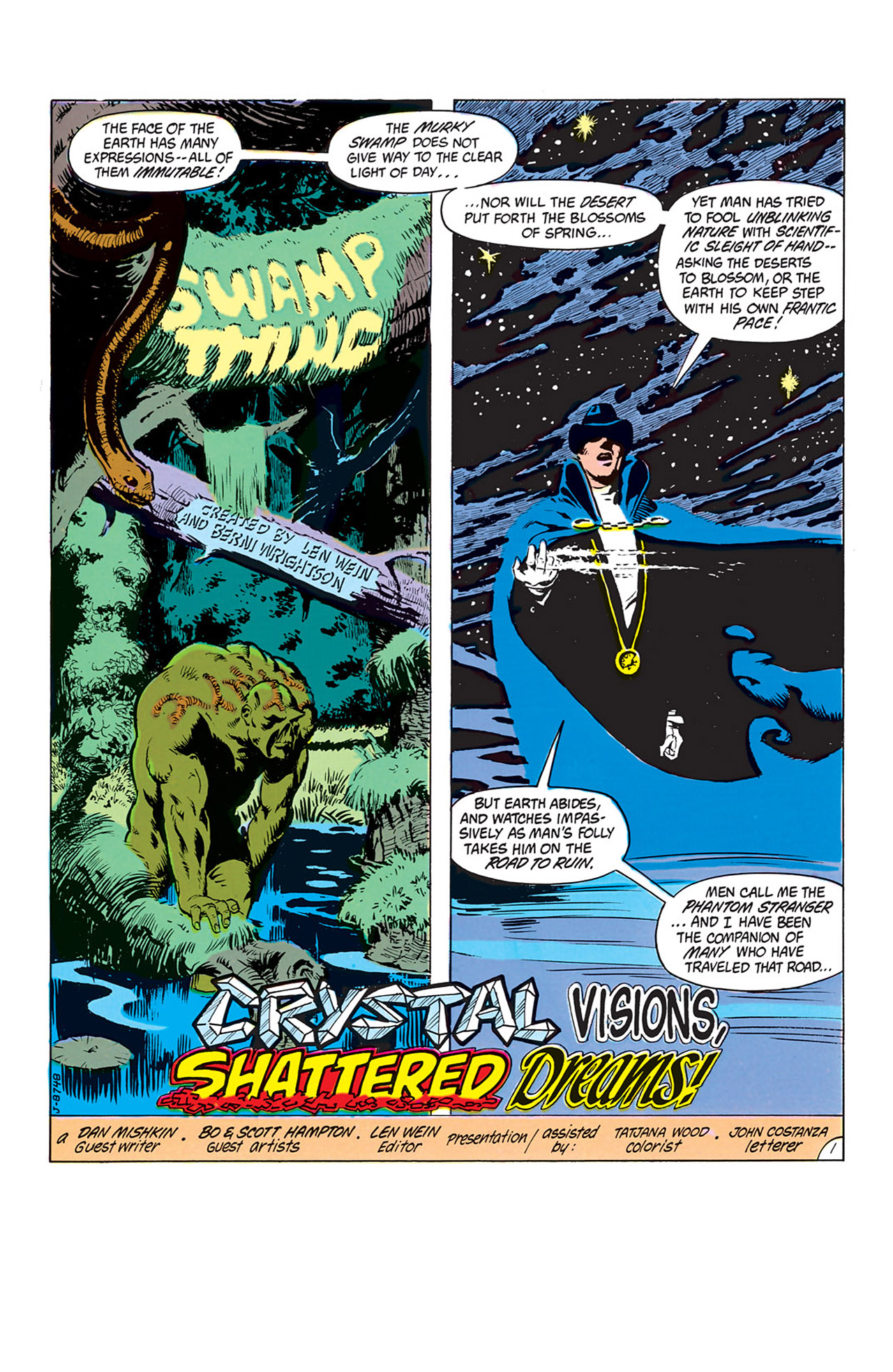 Read online Swamp Thing (1982) comic -  Issue #14 - 2