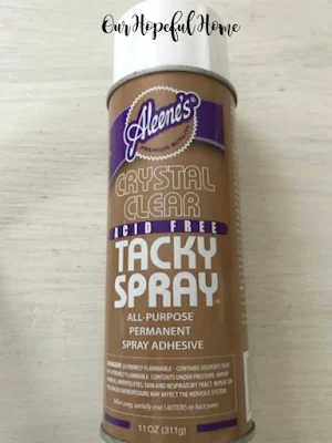 Aleene's crystal clear acid free tacky spray can