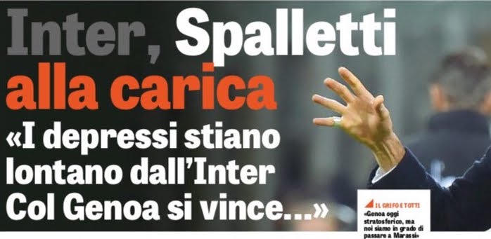 Le vignette divertenti di Genoa-Inter Foto Spalletti alla carica