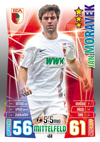 Topps Bundesliga 2015/16 Sticker 45 Vedad Ibisevic 