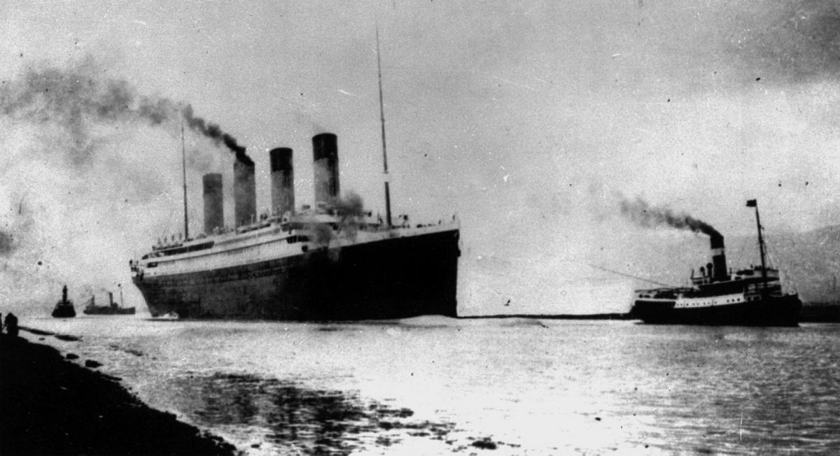 Image result for the titanic set sail on it doomed voyage