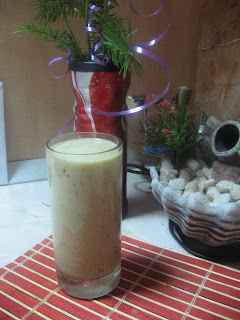 Smoothie cu banane, portocale si kiwi