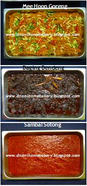 Antara Menu Pilihan Utk Mini Catering..