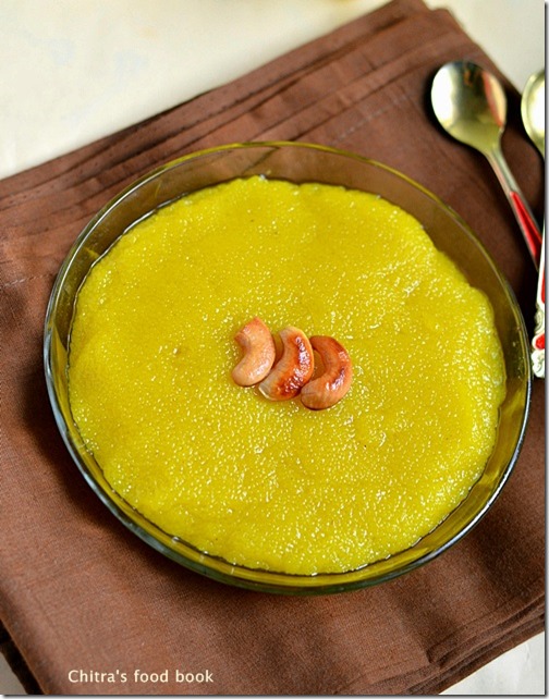 Microwave Rava Kesari