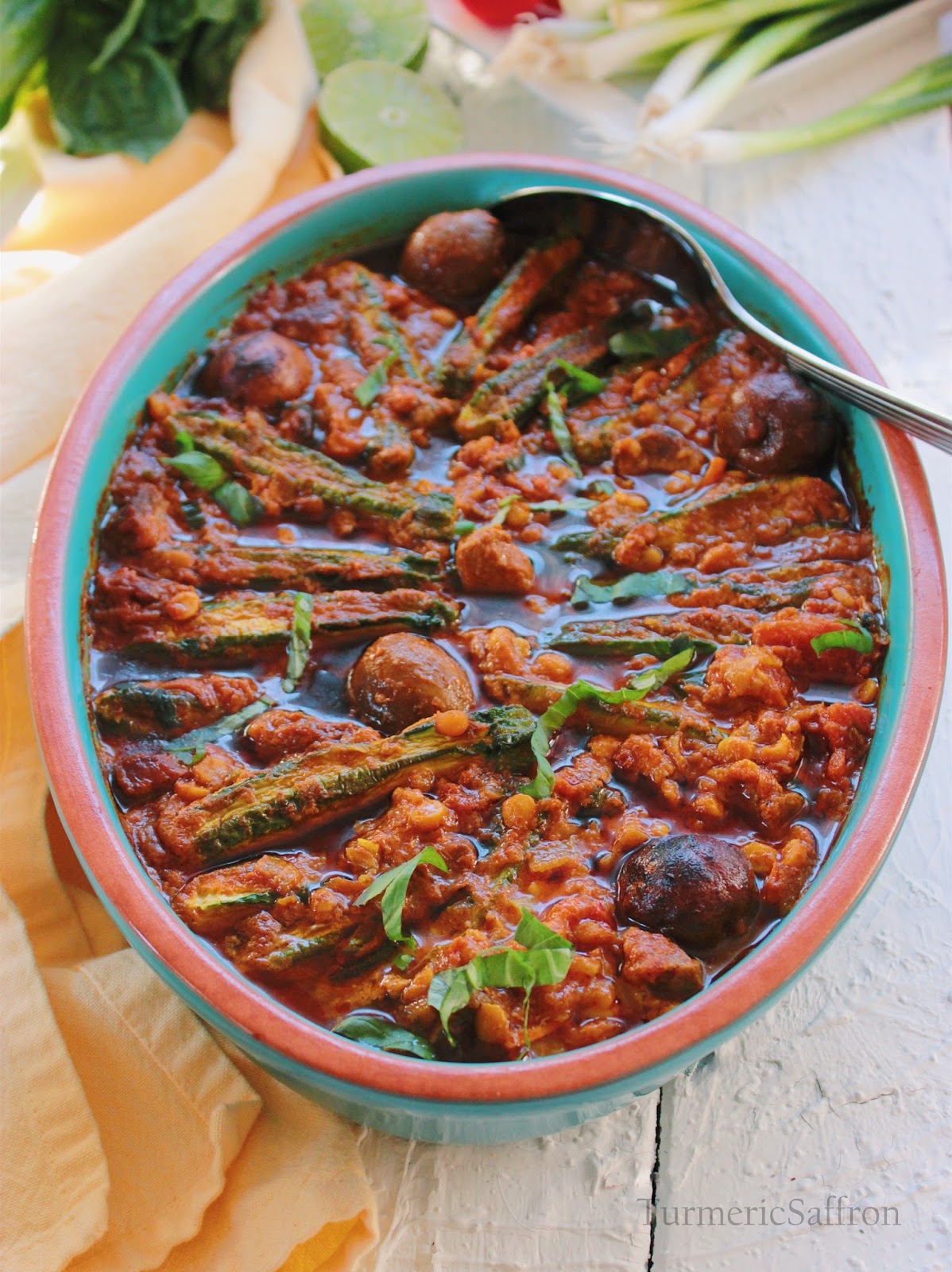 Turmeric & Saffron Khoresh Gheymeh Kadoo Sabz Iranian Lamb and