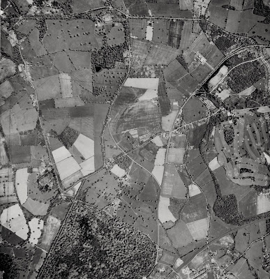 Aerial photograph of Brookmans Park and Welham Green  taken in the 1960s Image from the North Mymms Local History Society part of the Peter Miller collection