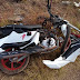 Pedreiras: Motocicleta fica destruída durante acidente na MA – 122