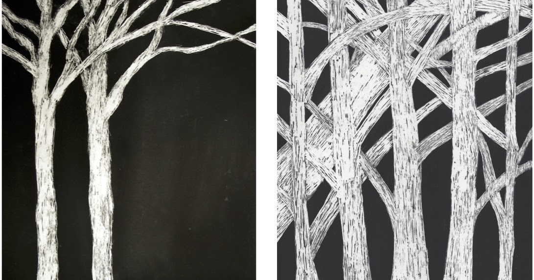 The Rolling Artroom Scratch Art Trees (Jr/Sr High General Art)