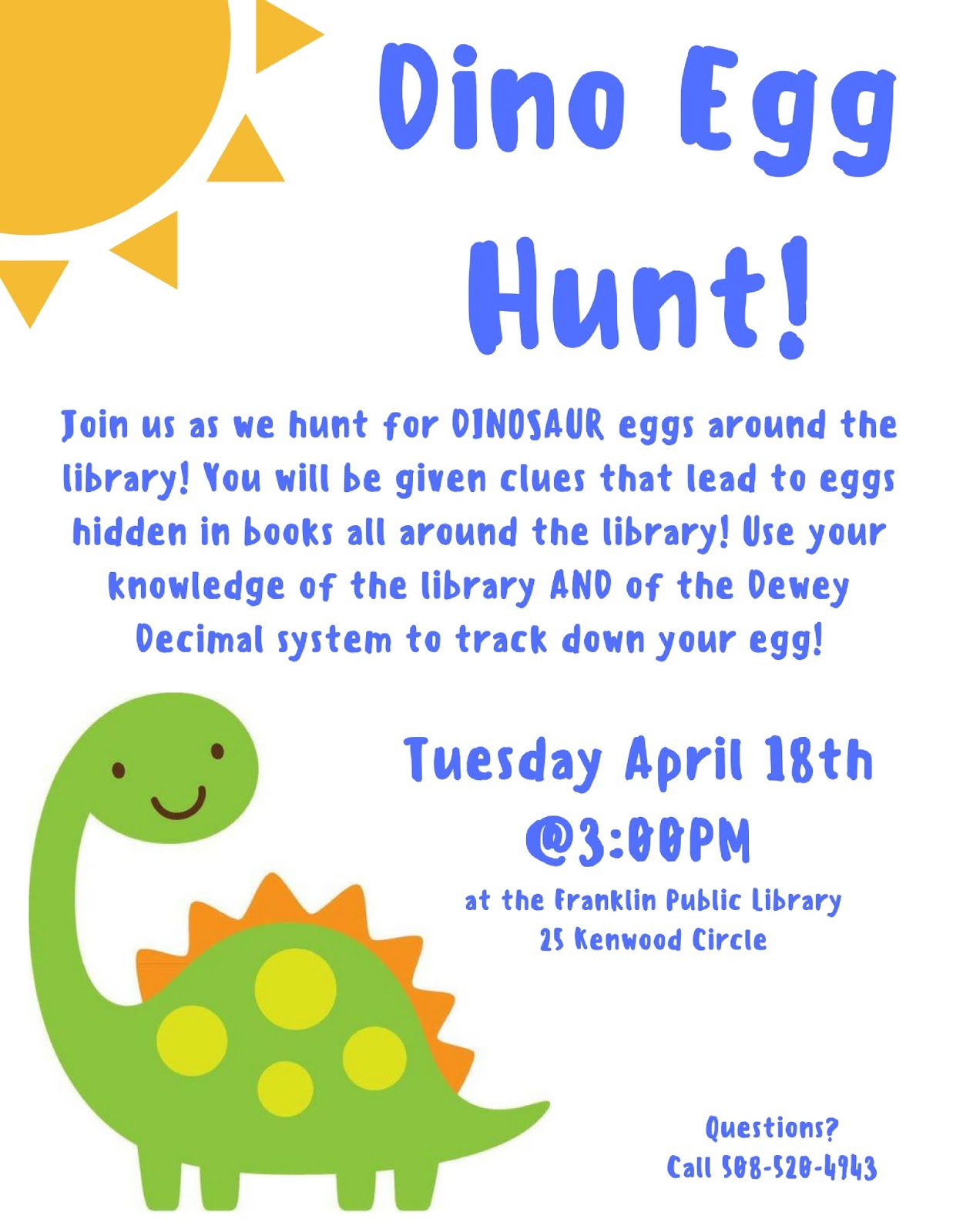dinosaur egg hunt ideas