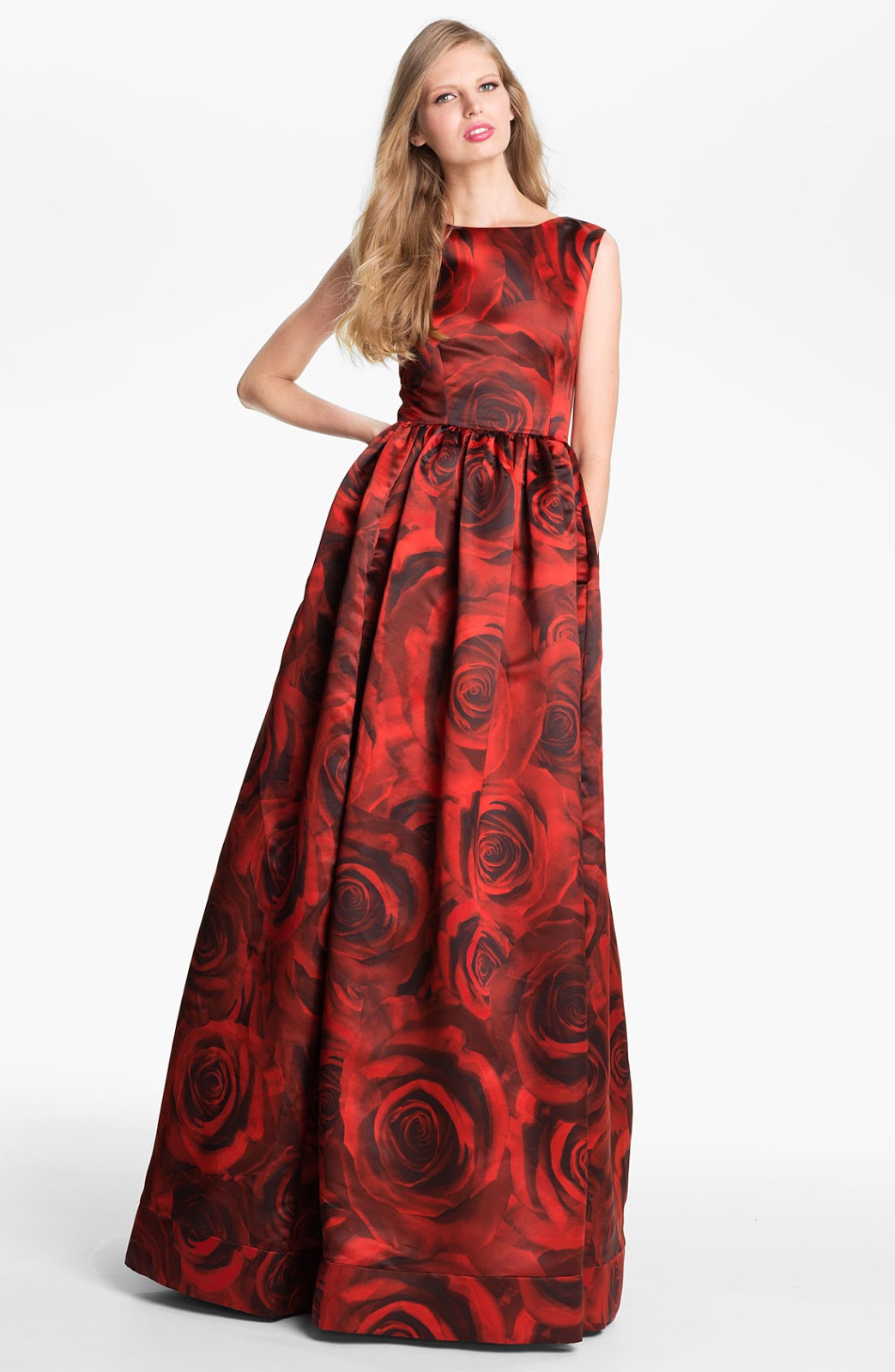 Brainy Mademoiselle: Rose Print Dress