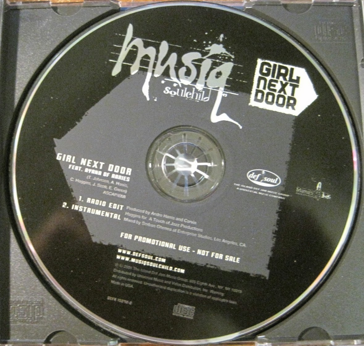 THE CRACK FACTORY Musiq_SoulchildGirl_Next_DoorPromo_CDS2001aPC