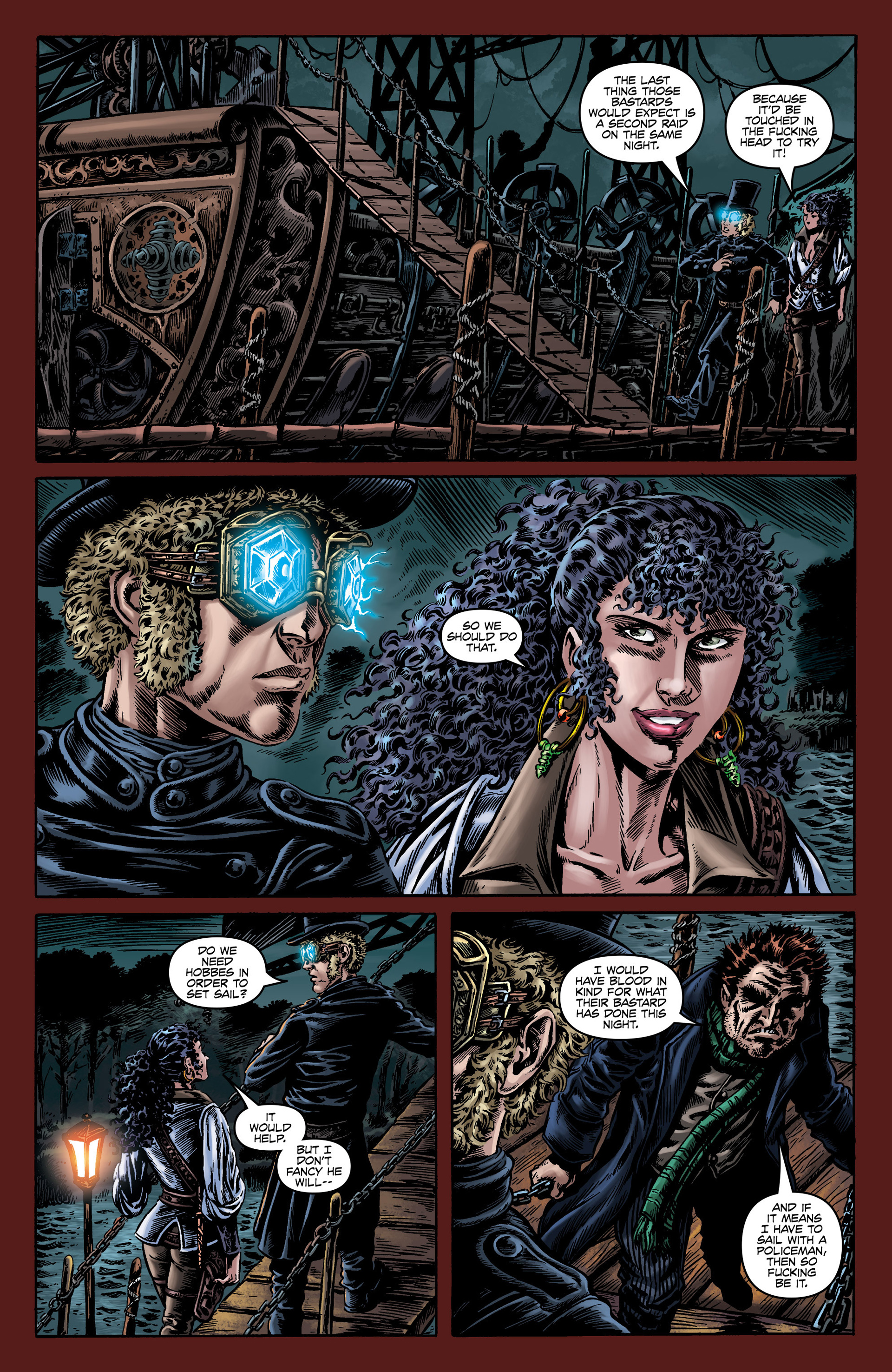 Read online Captain Swing and the Electrical Pirates of Cindery Island comic -  Issue #4 - 1