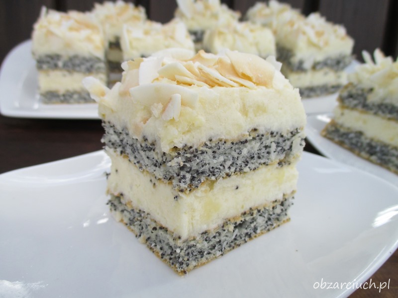 Ciasto Makowo Kokosowe Obzarciuch