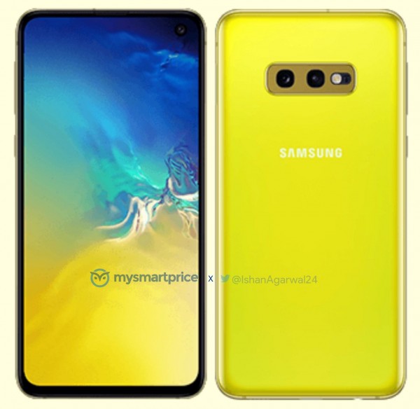 Inilah Tampilan Samsung Galaxy S10e Canary Yellow 