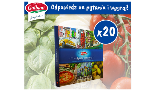 Do wygrania 20 książek “Il gusto italiano” Konkurs
