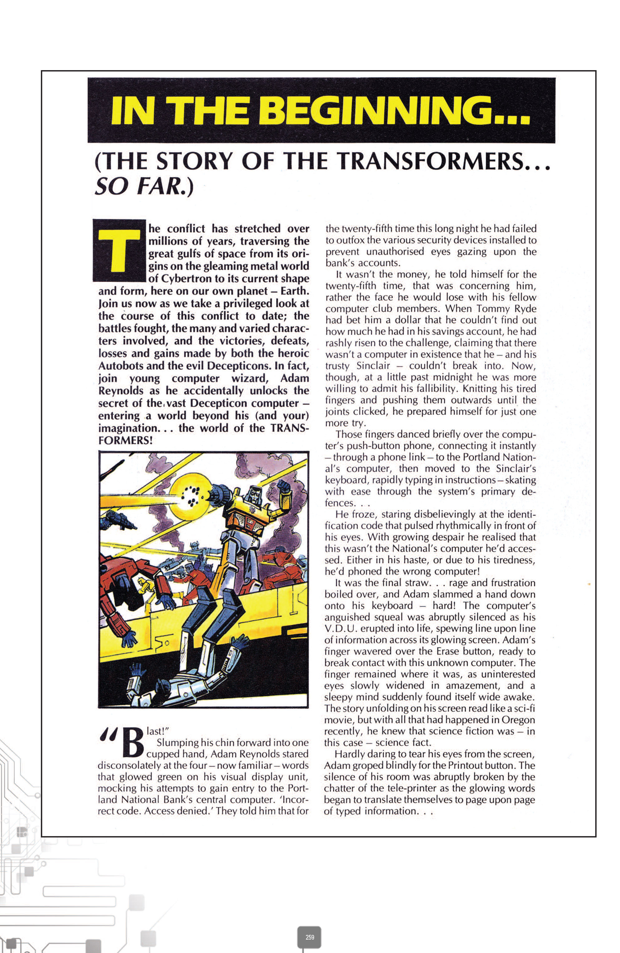 Read online The Transformers Classics UK comic -  Issue # TPB 2 - 260