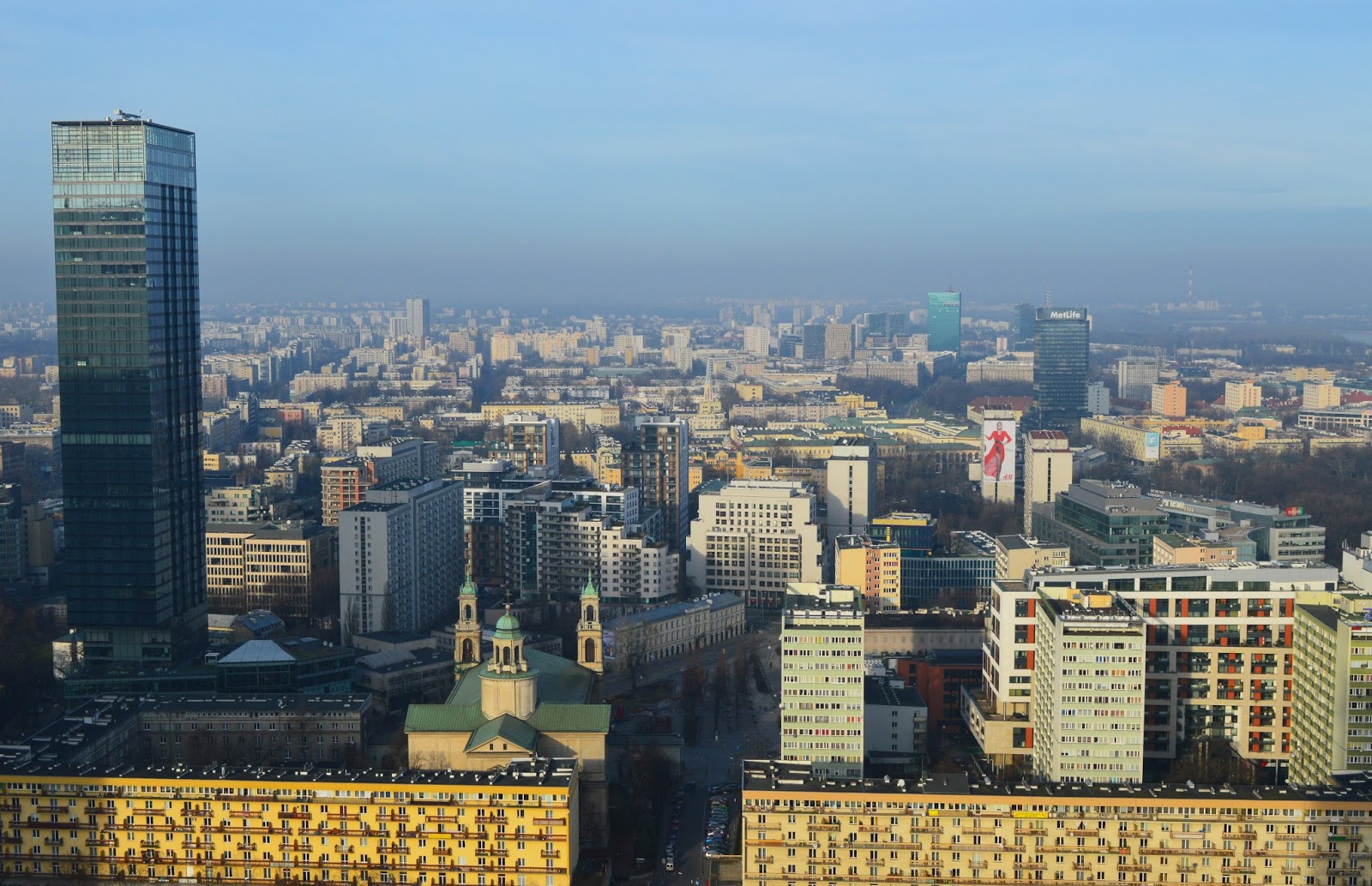 Warszawa - Widok z góry